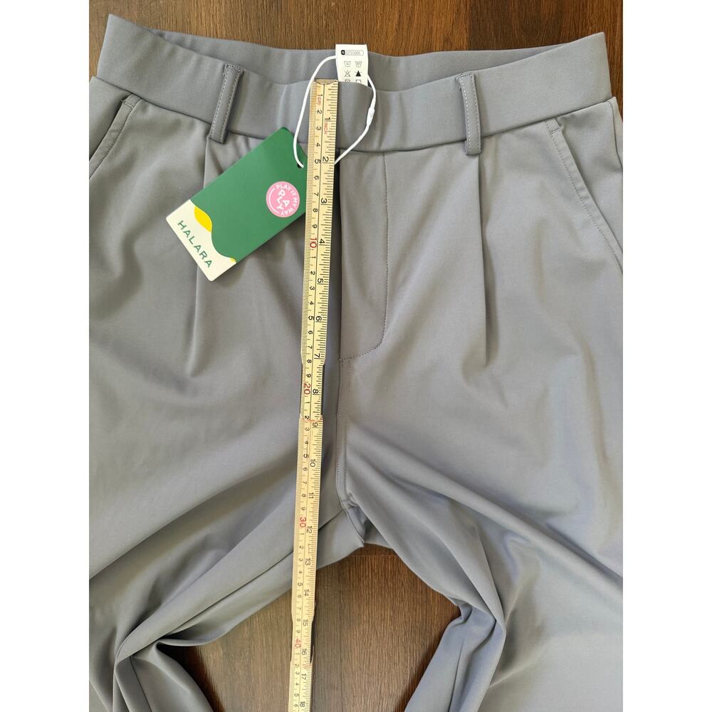 Halara NWT Flex Day Stretch High Waist Straight Leg Work Pants Gray Sz S Career - Picture 6 of 7
